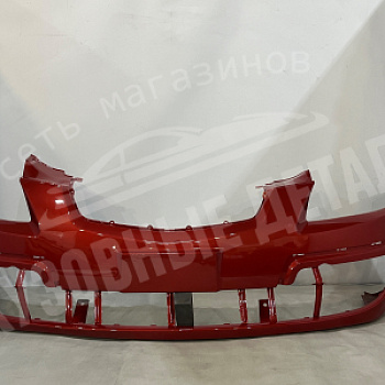 Бампер передний Kia Rio 2 дорест 05-09 O8 Tropical Red Красный